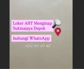 Loker ART Menginap di Depok Sukmajaya