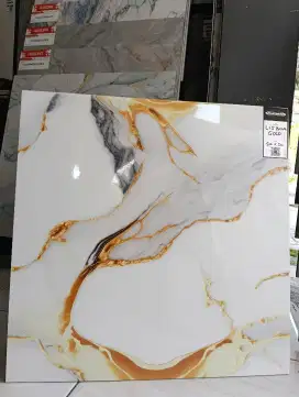 KERAMIK CUTTING 50X50 MOTIF MARBLE GOLD