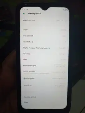 Oppo a1k ram 2/32 no kendala
