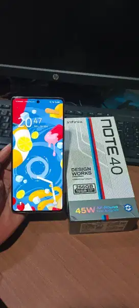 Infinix note 40 BMW 8+8/256 fullset garansi on gada wireless doang