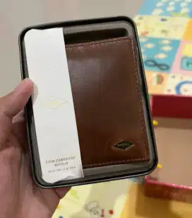 Dompet kartu / card holder wallet merk Fossil original fulset like new