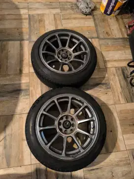 Velg HSR R16 lebar 8,5/9 lebar 7 dan Ban