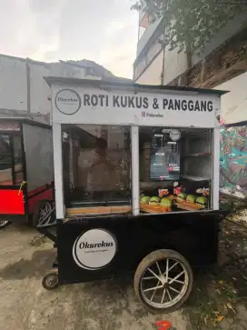 Jual Gerobak Roti Kukus Include Peralatannya Siap Jualan