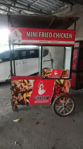 Gerobak Fried Chicken Full Besi