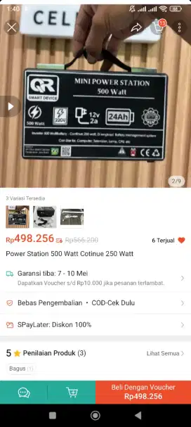 GENSET MINI 500 WATT