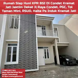 Rumah KPR Siap Huni Dekat Jl Raya Condet PGC RSUD Kramat Jati Tol TMII