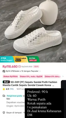 Preloved sepatu santai