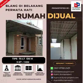 Rumah Baru Type 75 di Blang Oi – Siap Huni, Dekat Fasilitas Umum