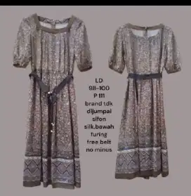 Dress MIDI vintage preloved/second/bekas pakai