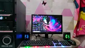 PC GAMING DESIGN + LCD 16 + RAM 8 GB + HD 500 GB + GAMES FILM APP