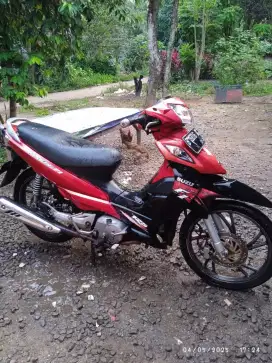 Shogun 2008 Fi surat lengkap pajak lelap plat B depok