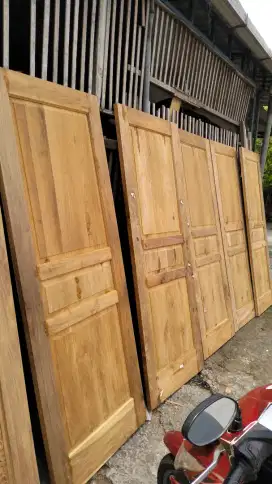 Pintu kayu jati 80x2m