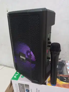 Speaker karaoke 8 in mic wireless