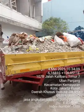 Jasa angkut tanah pengurugan puing
