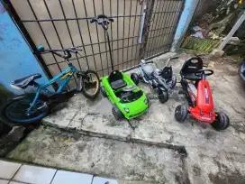 Jual sepeda anak mobil mobilan motor motoran mainan anak keren
