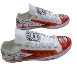 Sepatu harley davidson wing skull dan wing tengkorak