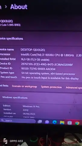 Mini pc Core i7 gen10