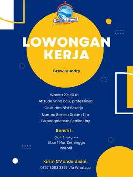 Butuh Cepat Loker Laundry