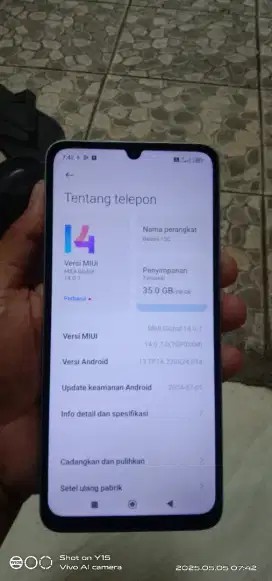 Redmi 13c. Rasmi yah 8+8/256 NFC hp cas biasa