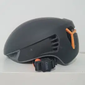 Helm Sepeda CRNK GENETIC BLACK ORANGE (L 57-67)