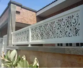 Pagar plat cutting mewah