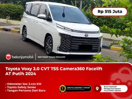 [LOW KM] Toyota Voxy 2.0 CVT TSS Camera360 Facelift AT Putih 2024/2025