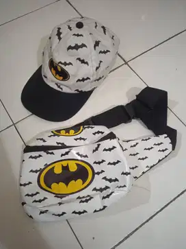 Dijual topi & tas pinggang model batman