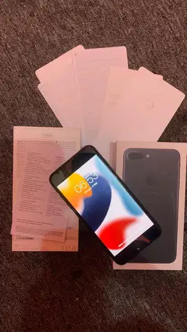 iphone 7 plus 128  black ibox second
