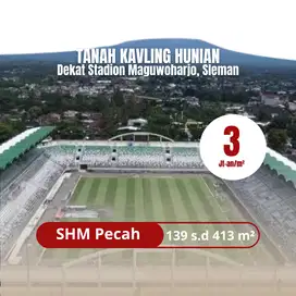 Tanah Area Stadion Maguwoharjo Sleman, SHM, Terima SHM Pecah