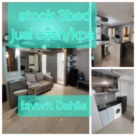 Di jual cepat unit type 3bedroom siap huni samping mall bassura city