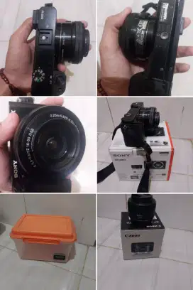 Sony a6000 & lensa canon fix 50mm