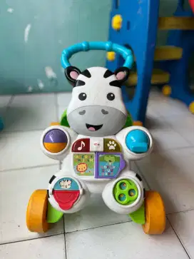 Mainan Anak Fisher Price Zebra Walker