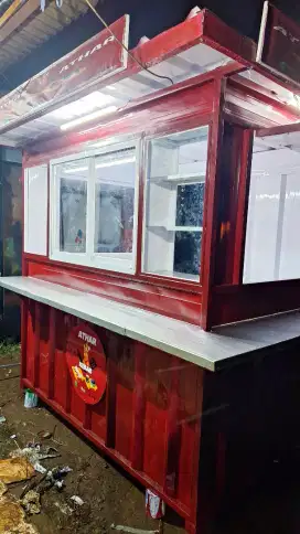 BOOTH KONTAINER MURAH/GEROBAK DORONG/BOOTH/GEROBAK KONTAINER/GEROBAK