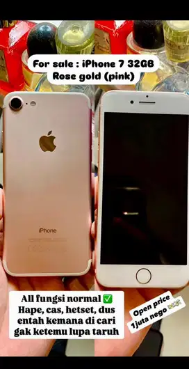 iPhone 7 32GB Rose Gold All Operator