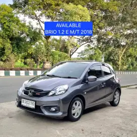 Honda Brio 1,2 E M/T 2018