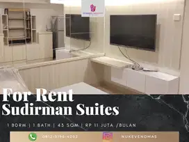 Disewakan Apartement Sudirman Suites Furnished 1 BR Mid Floor
