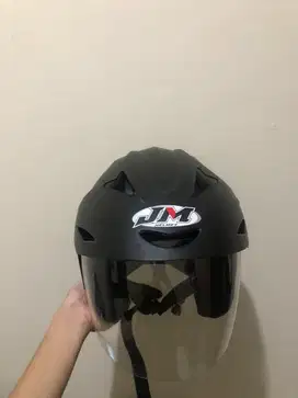 Helm JM Helmet Hitam Doff