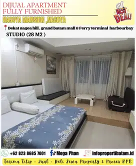Dijual murah studio full furnished di nagoya mansion