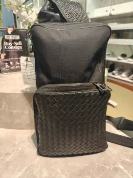 Bottega veneta hi tech nero canvas