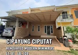 Dijual Rumah siap huni full renovasi di Cipayung Ciputat
