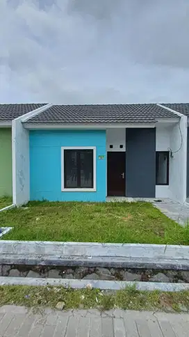 dijual rumah subsidi cluster free DP angs flat