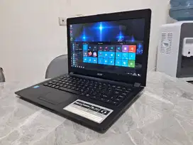 Laptop ACER 14 4GB SSD +HD 628GB Baterai Kuat Bergaransi