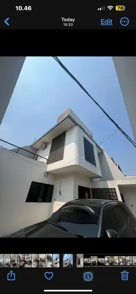 Rumah baru 10x10 modern 3lantai dijual!!