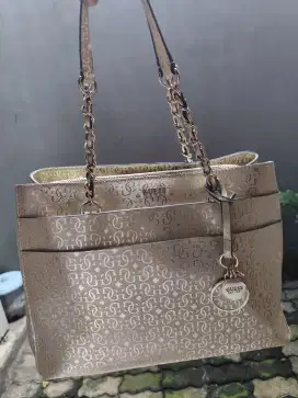 Tas Guess Gold Original
