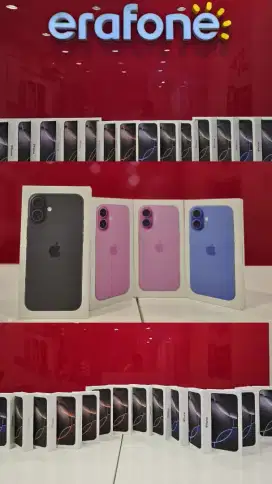 IPHONE 16 SERIES NEW MULAI 12JTAN CICILAN BUNGA 0 24BLN