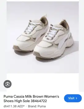 Jual Cepat New Puma Cassia Beige/Brown 100% Ori
