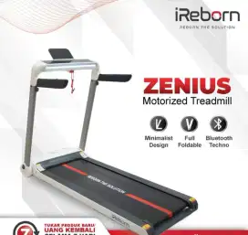 Alat Fitness Treadmill Elektrik Zenius