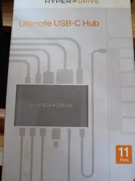 Jual cepat Hyperdrive 11-in1 USB-C Hub iPad Pro Air Macbook Space Gray