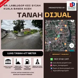Tanah Kavling Strategis di Lamlugop Syiah Kuala Banda Aceh