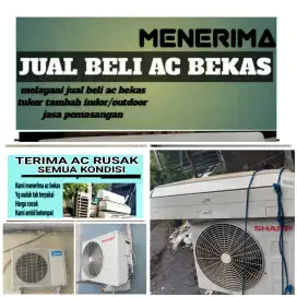 Terima ac bekas rusak